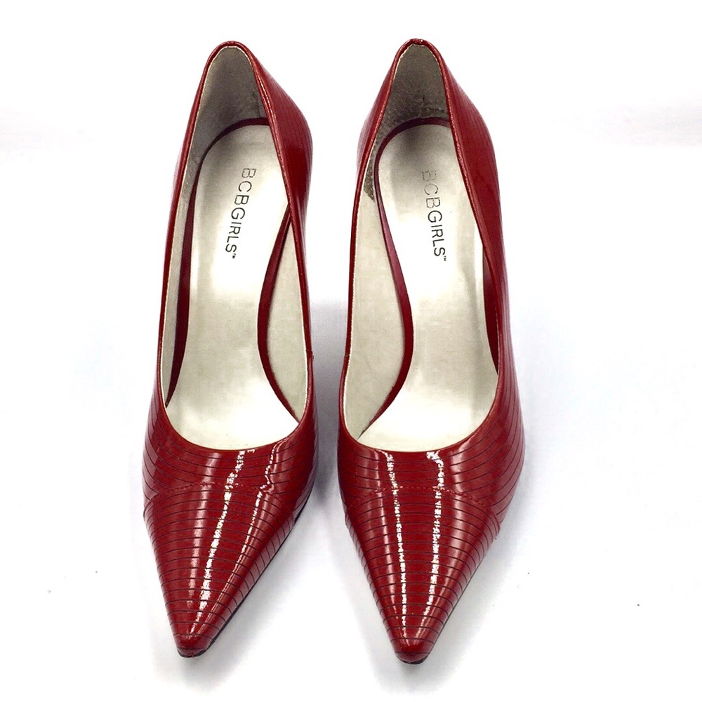 BCBGIRLS Red Heels   (B018)